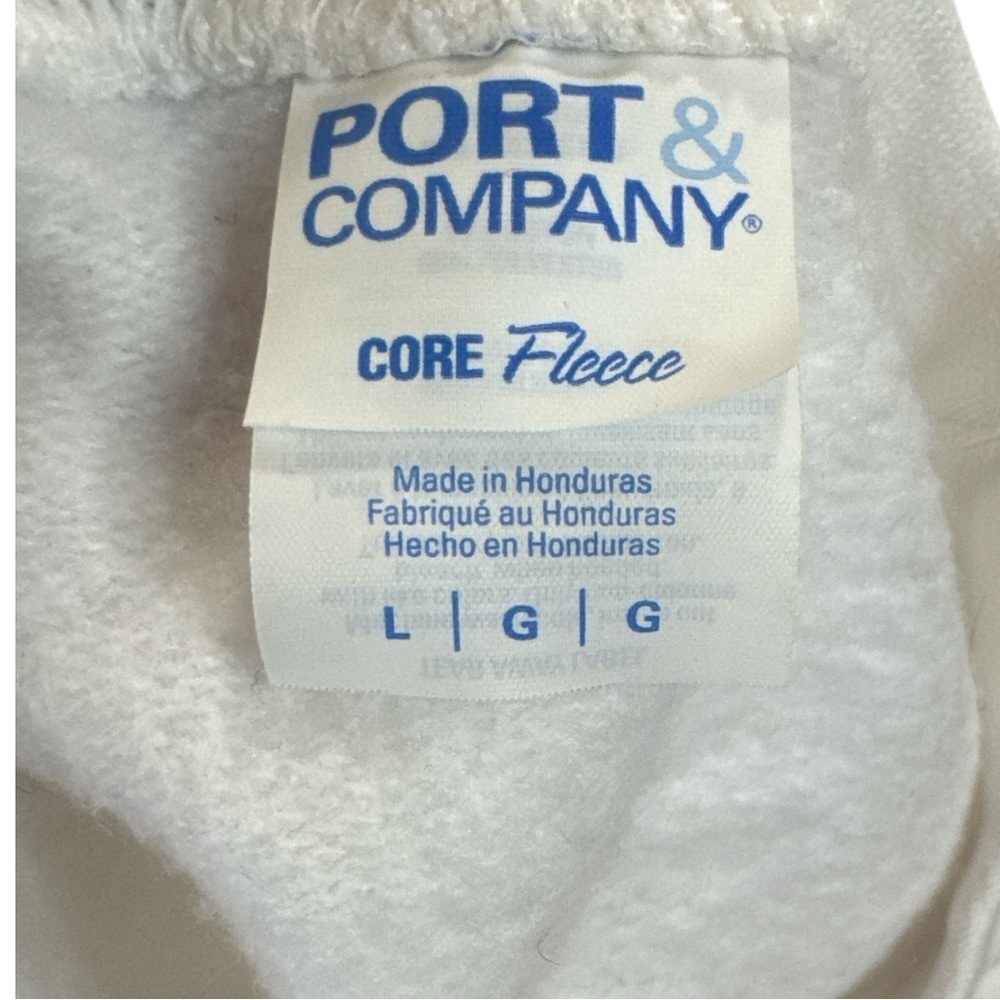 Festive White Graphic Sweatshirt - Picture 4 of 4